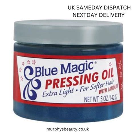 Blue nagic pressing oil